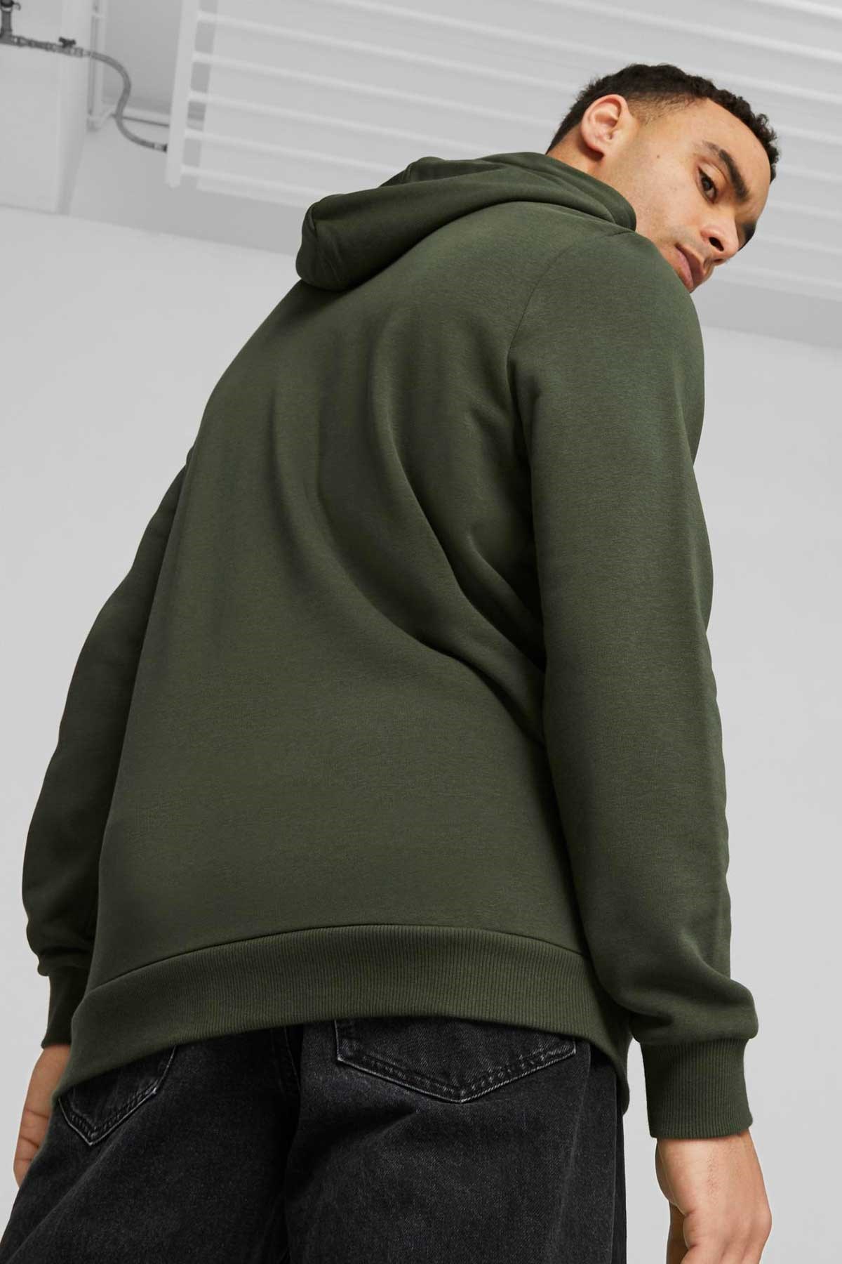 Puma Ess+ Camo Erkek Sweatshirt 67594731 Yeşil