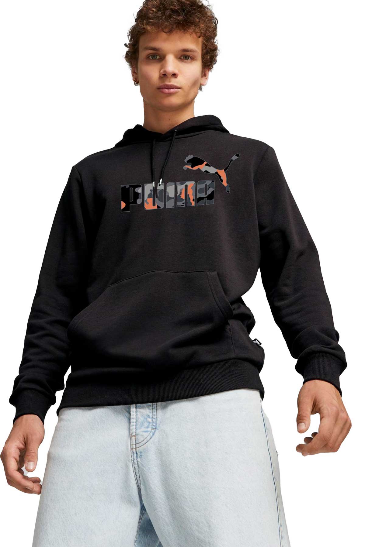 Puma Ess+ Camo Erkek Sweatshirt 67594751 Siyah