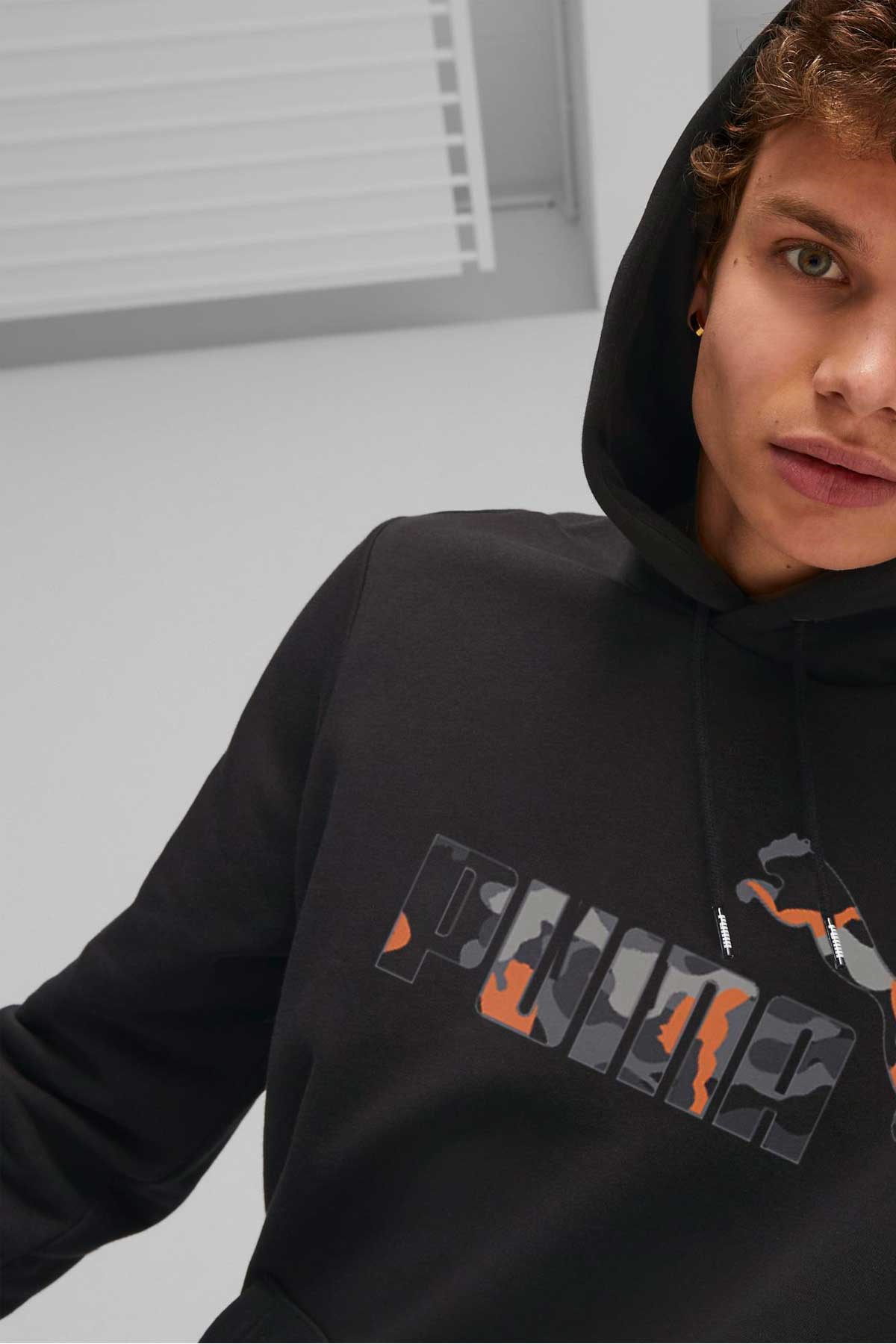 Puma Ess+ Camo Erkek Sweatshirt 67594751 Siyah