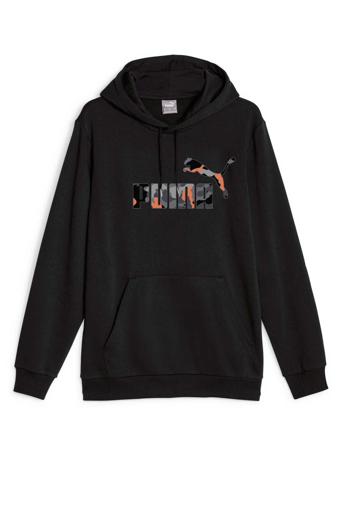 Puma Ess+ Camo Erkek Sweatshirt 67594751 Siyah