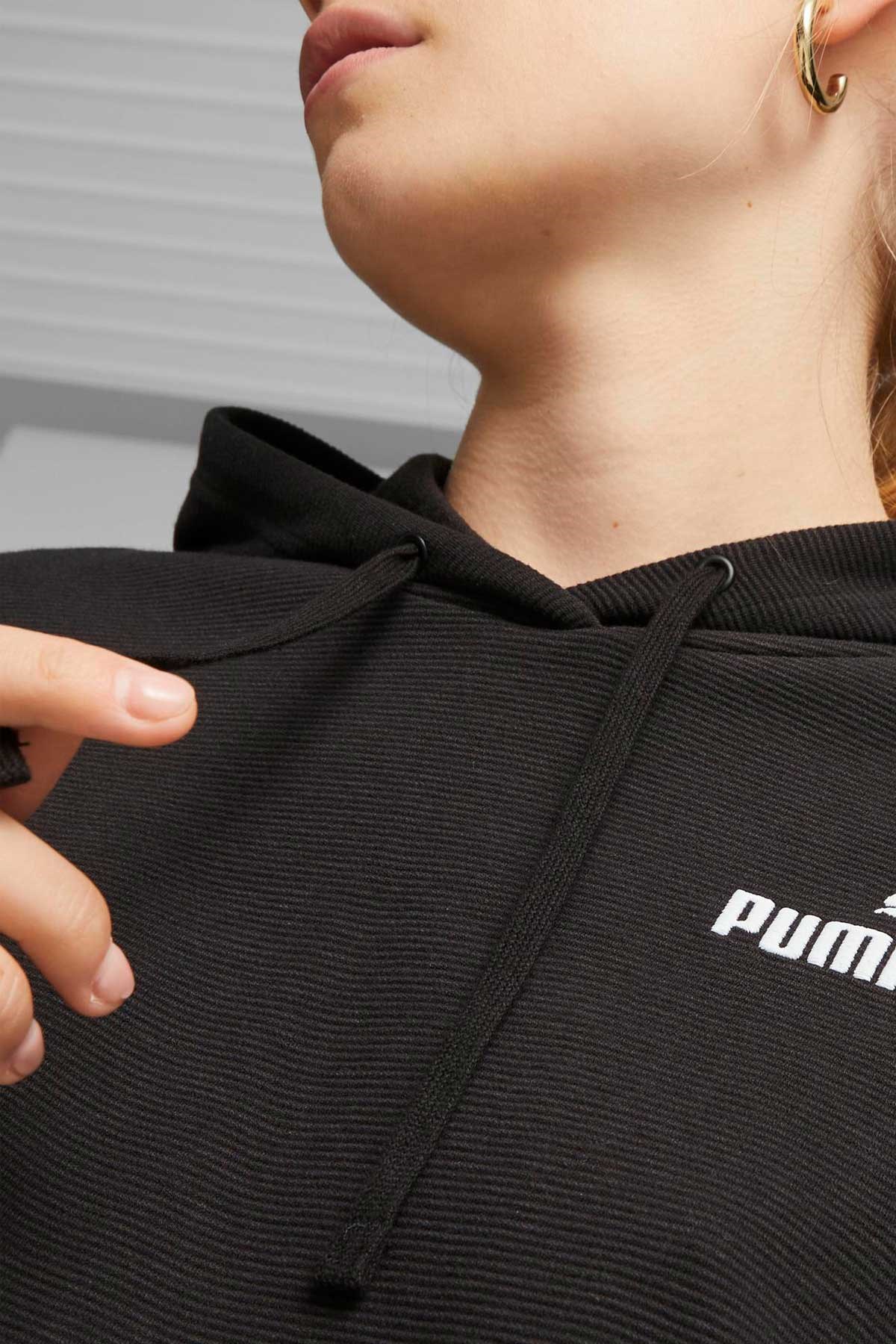 Puma Ess Elevatd Kadın Sweatshirt 67597001 Siyah