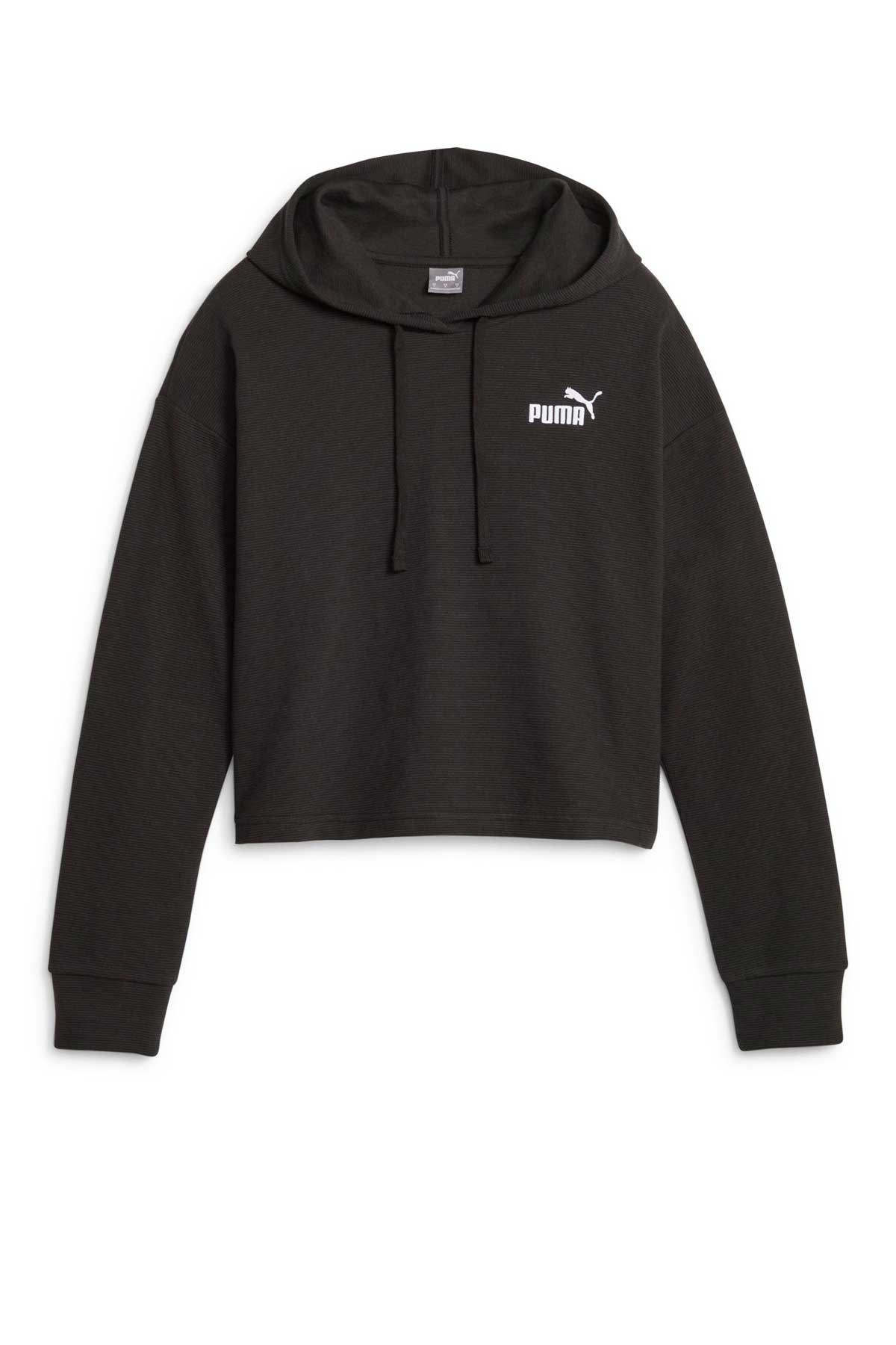 Puma Ess Elevatd Kadın Sweatshirt 67597001 Siyah