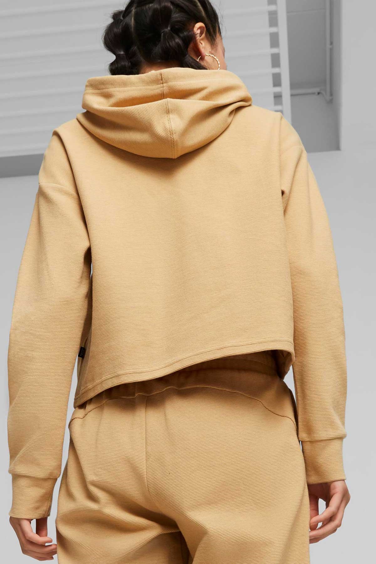 Puma Ess Elevatd Kadın Sweatshirt 67597084 Bej