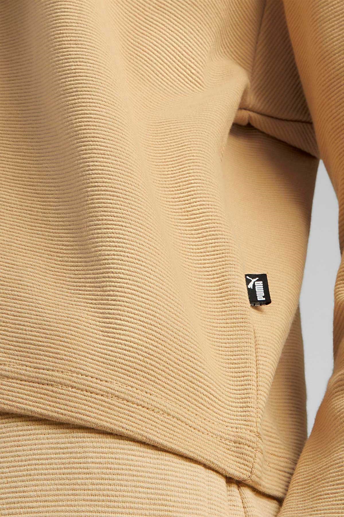 Puma Ess Elevatd Kadın Sweatshirt 67597084 Bej