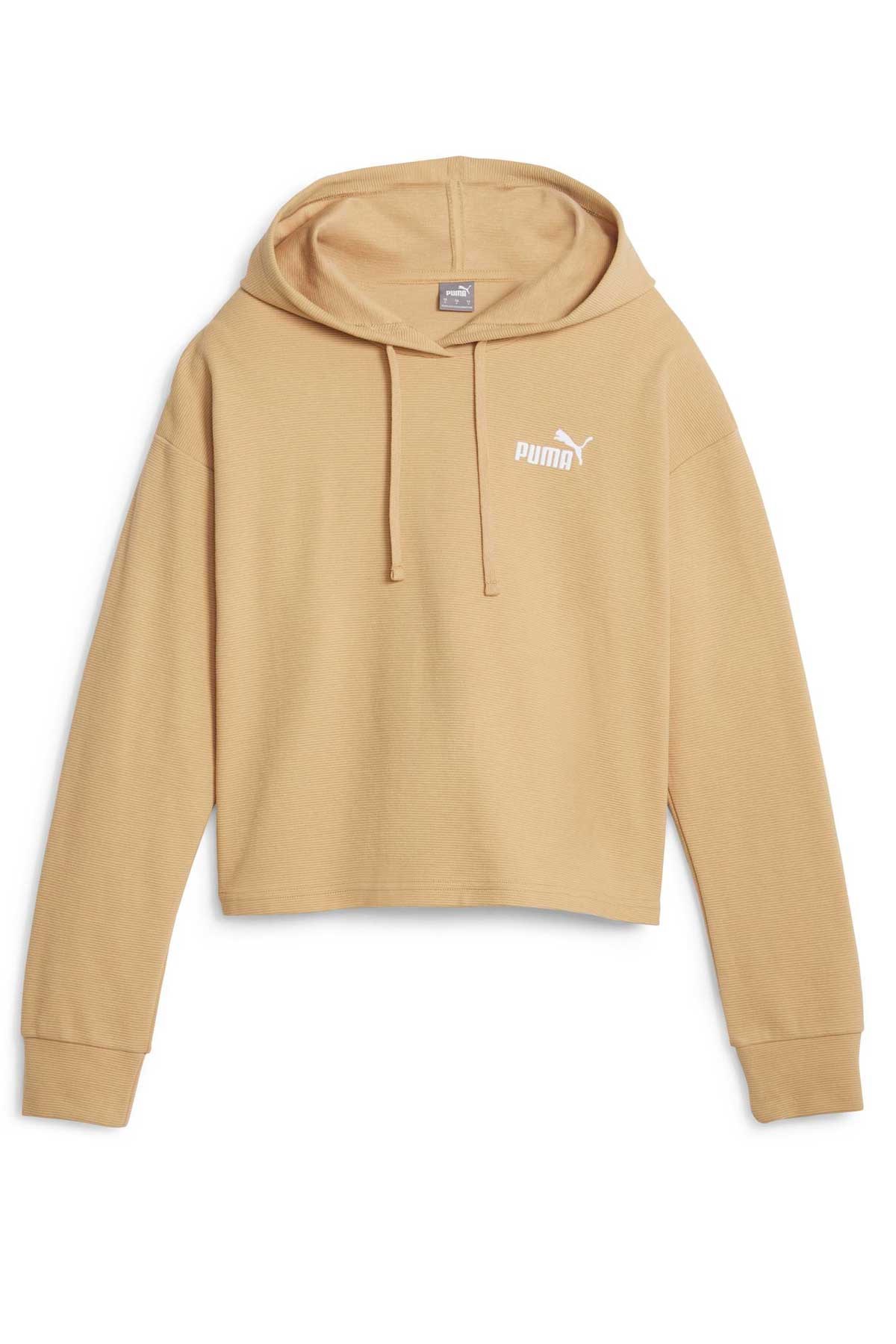 Puma Ess Elevatd Kadın Sweatshirt 67597084 Bej