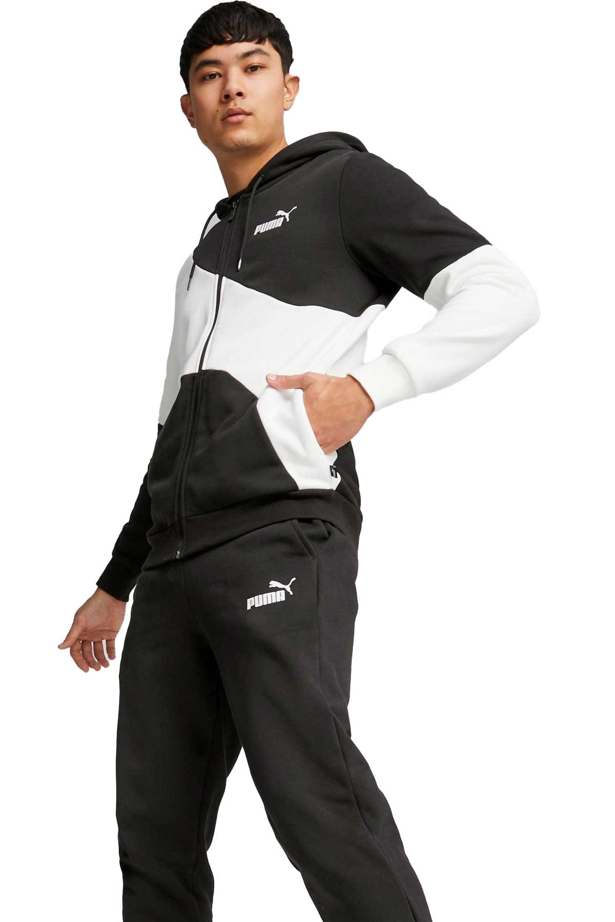 Puma Power Cat Erkek Eşofman Takımı 67597201 Siyah