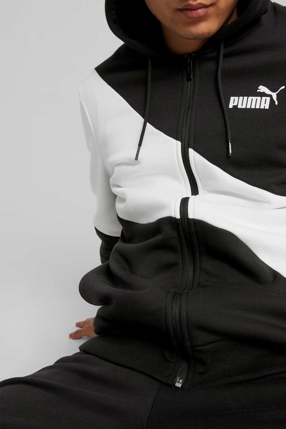 Puma Power Cat Erkek Eşofman Takımı 67597201 Siyah