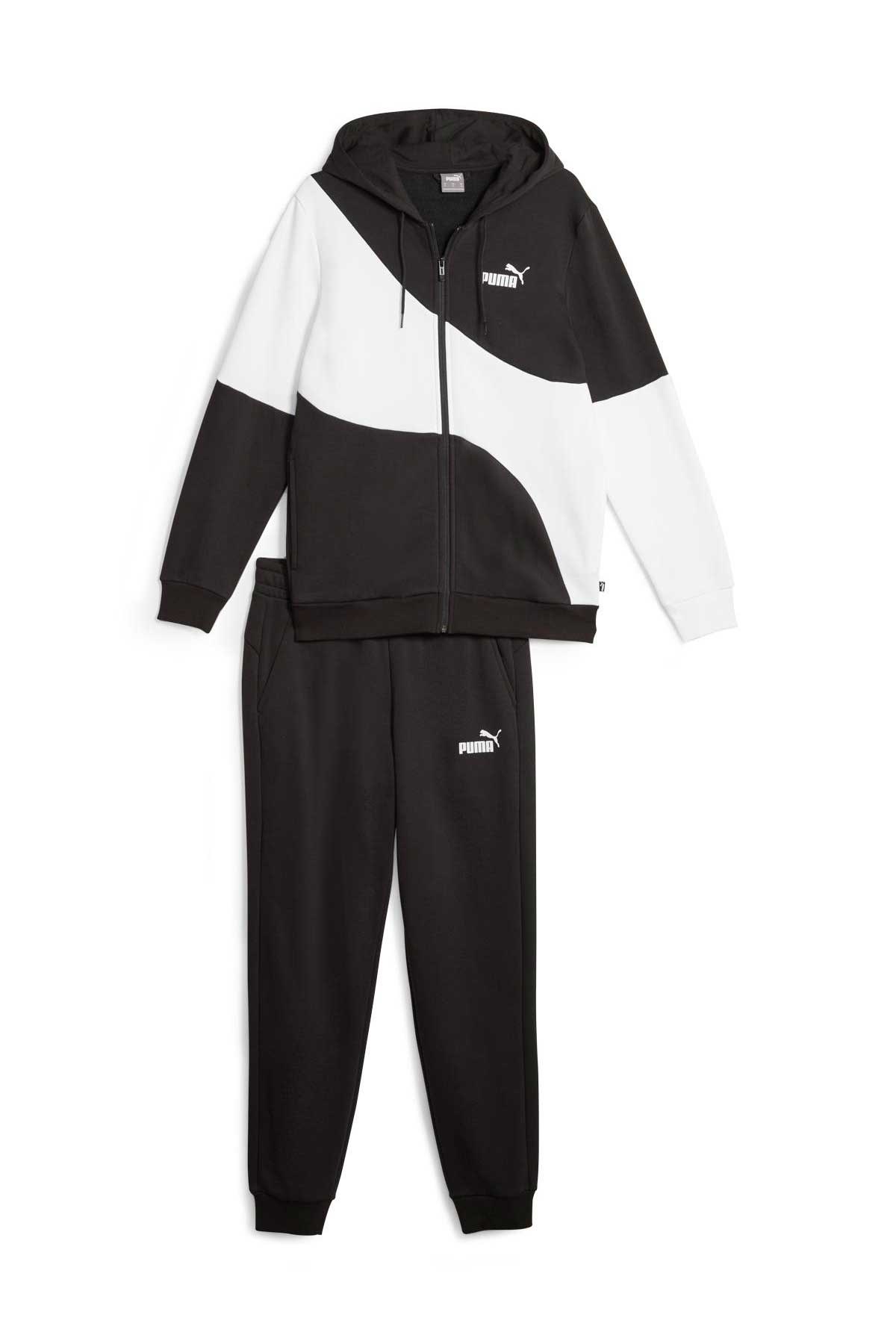 Puma Power Cat Erkek Eşofman Takımı 67597201 Siyah