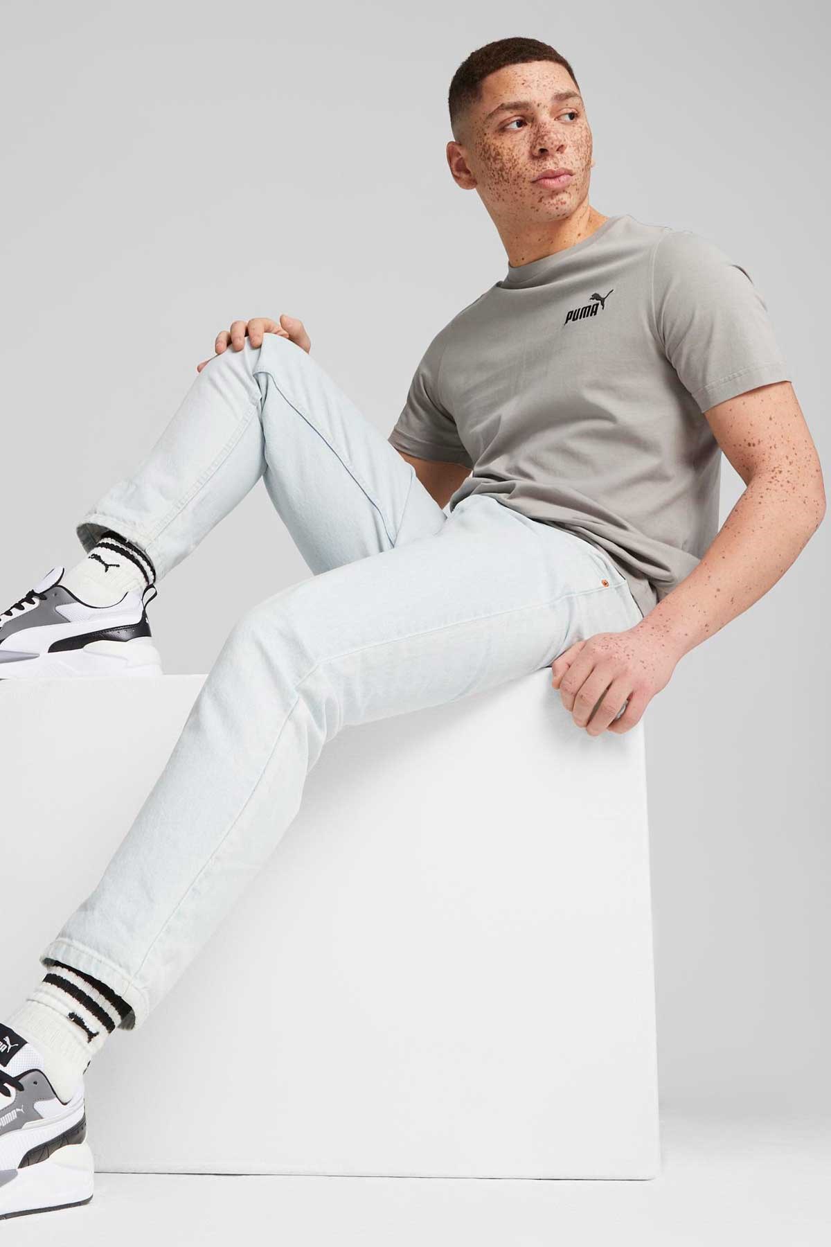 Puma Ess Elevatd Erkek Tişört 67597314 Gri