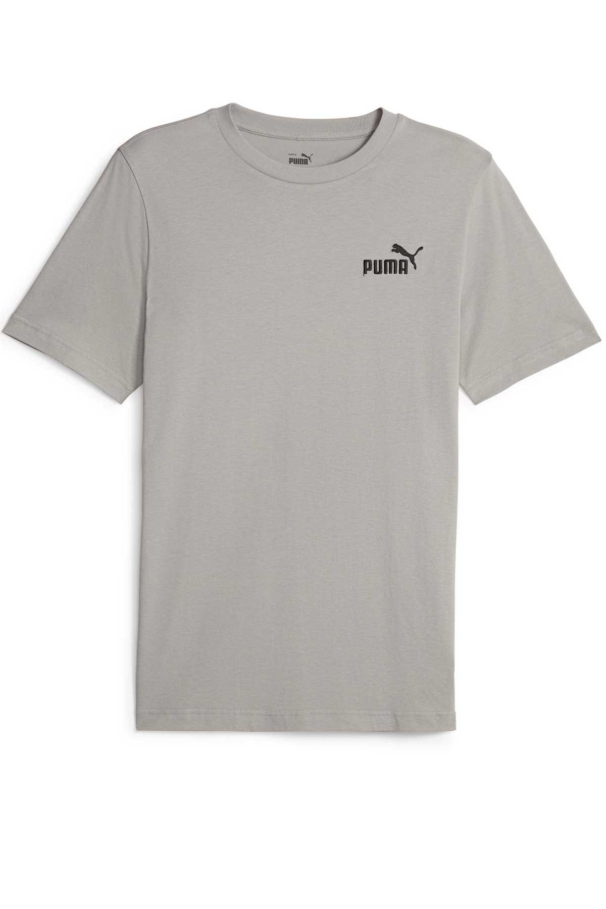 Puma Ess Elevatd Erkek Tişört 67597314 Gri