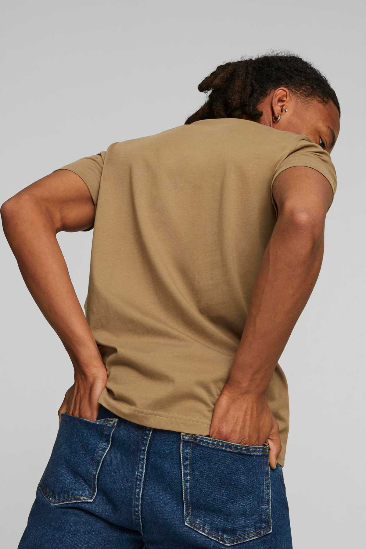 Puma Ess Elevatd Erkek Tişört 67597385 Bej