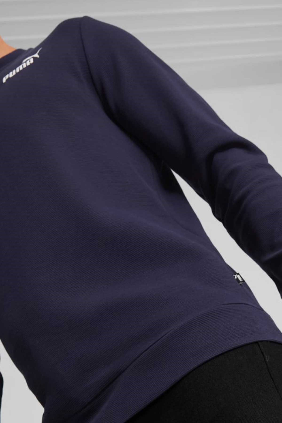 Puma Ess Elevatd Erkek Sweatshirt 67597406 Lacivert