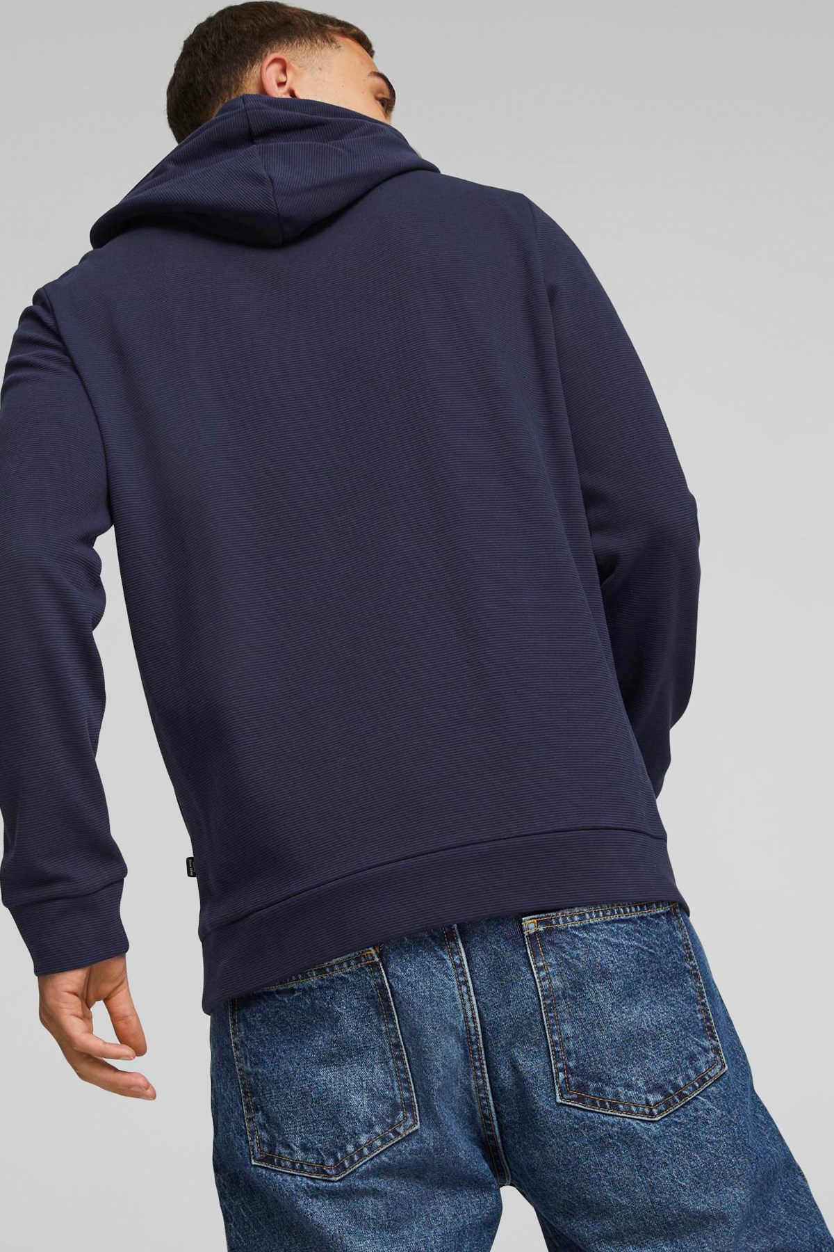 Puma Ess Elevated Erkek Sweatshirt 67597506 Lacivert