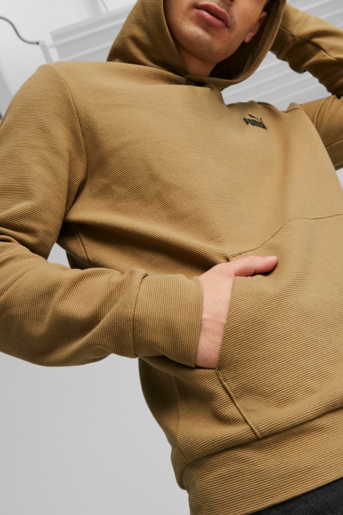 Puma Ess Elevated Erkek Sweatshirt 67597585 Kahverengi