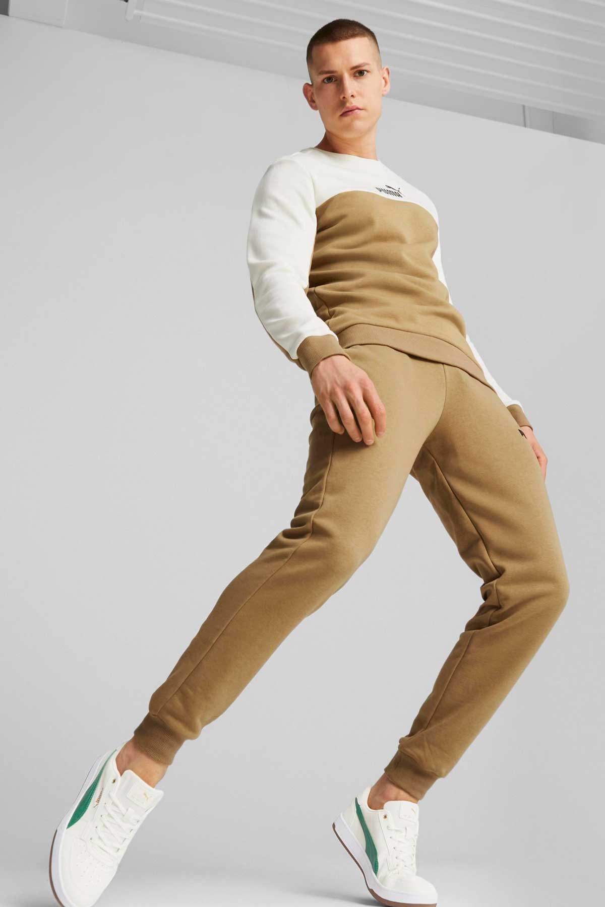 Puma Ess Elevatd Erkek Eşofman Altı 67597685 Bej