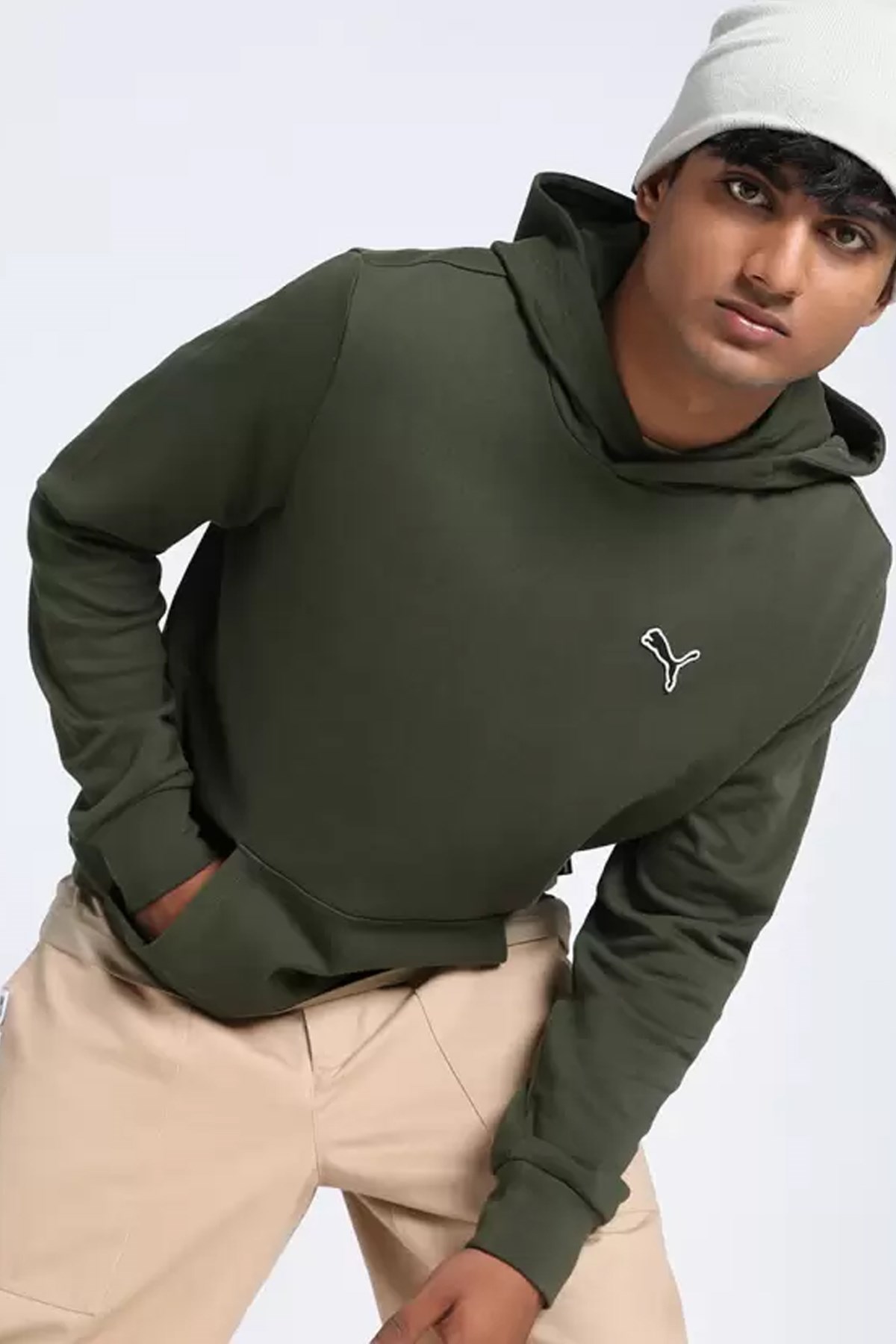 Puma Better Essentials Erkek Sweatshirt 67597870 Haki