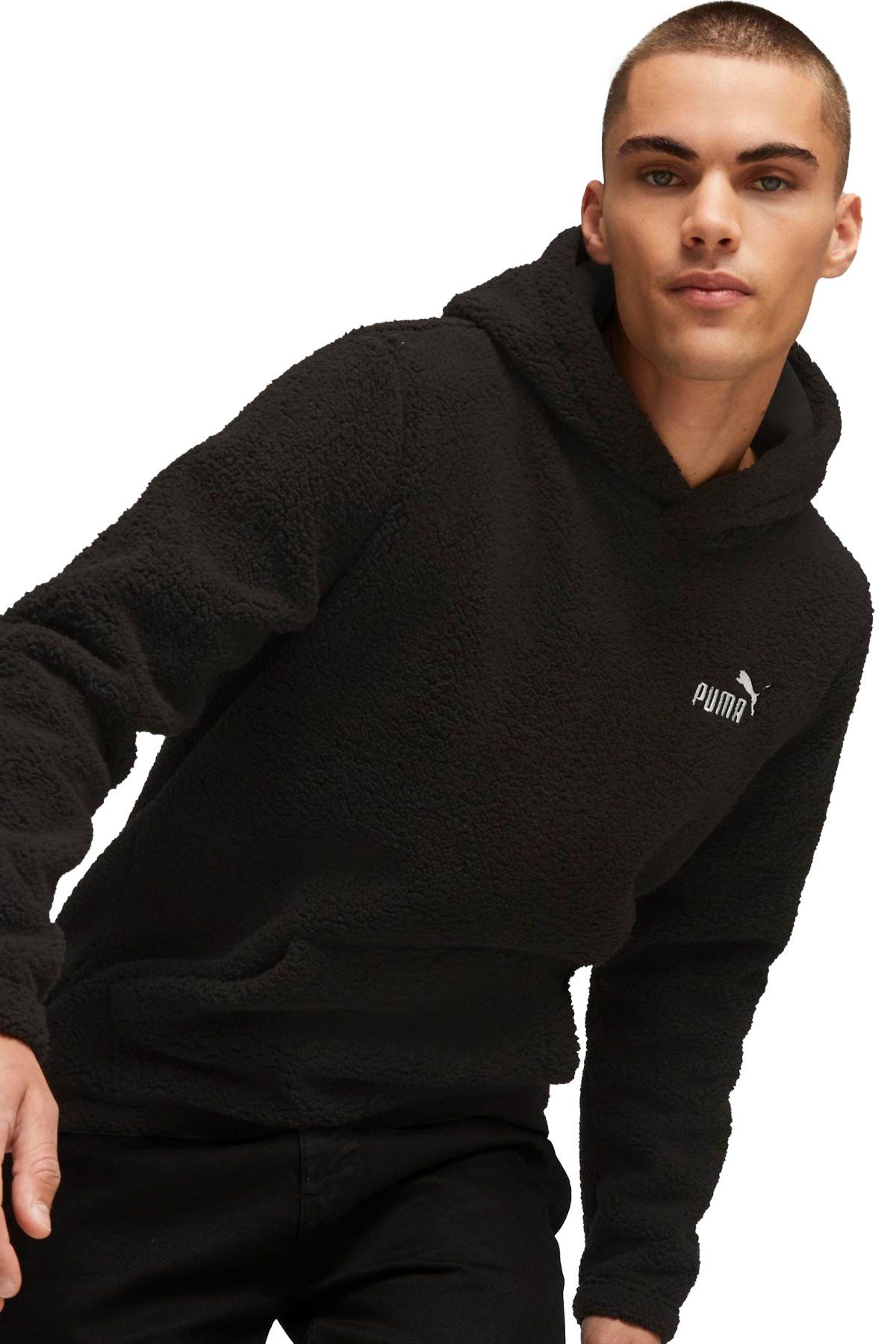 Puma Ess Elevatd Erkek Sweatshirt 67598201 Siyah