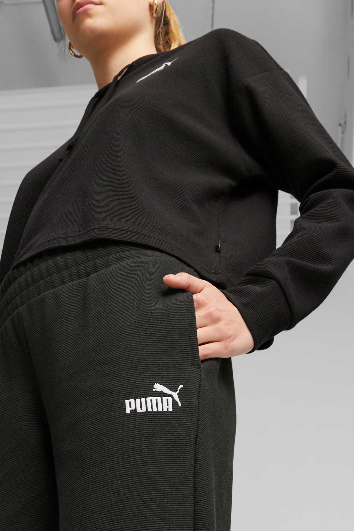 Puma Ess Elevatd Kadın Eşofman Altı 67598301 Siyah