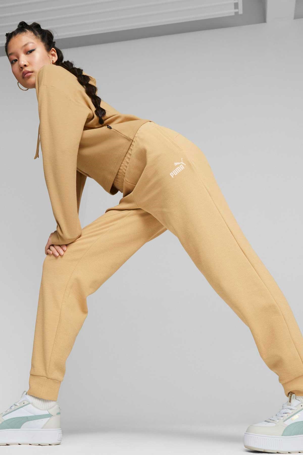 Puma Ess Elevatd Kadın Eşofman Altı 67598384 Bej