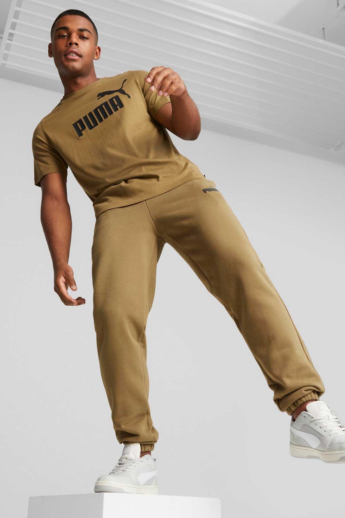 Puma Ess Elevatd Erkek Eşofman Altı 67598593 Kahverengi