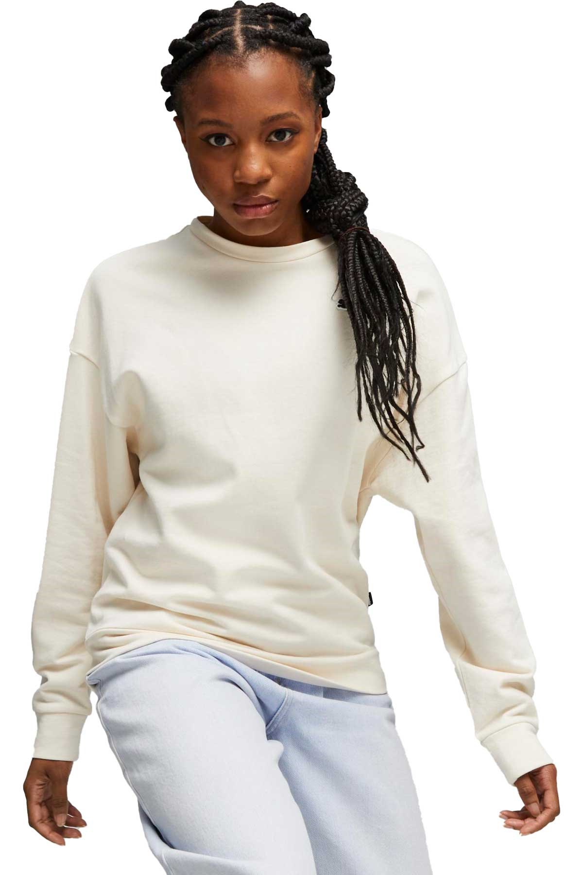 Puma Better Essentials Kadın Sweatshirt 67598799 Beyaz