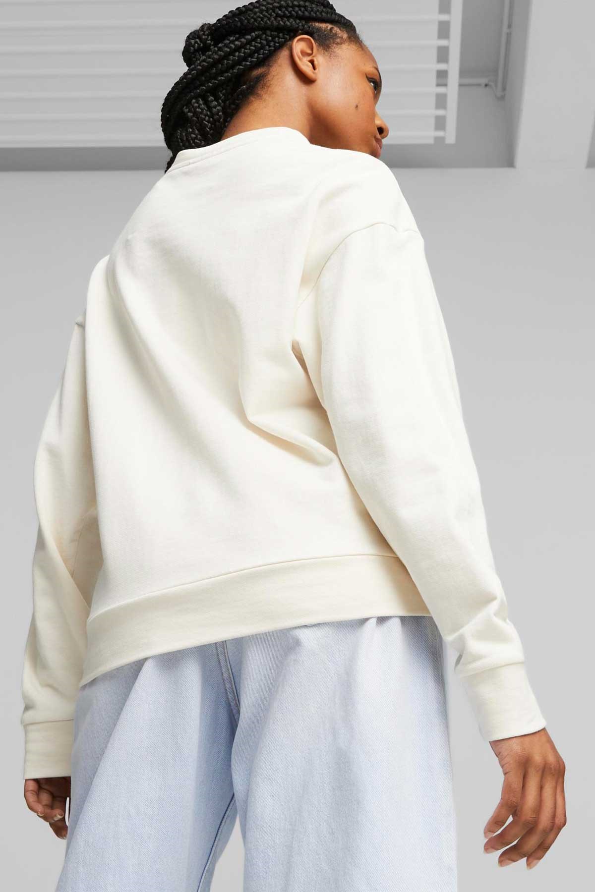 Puma Better Essentials Kadın Sweatshirt 67598799 Beyaz