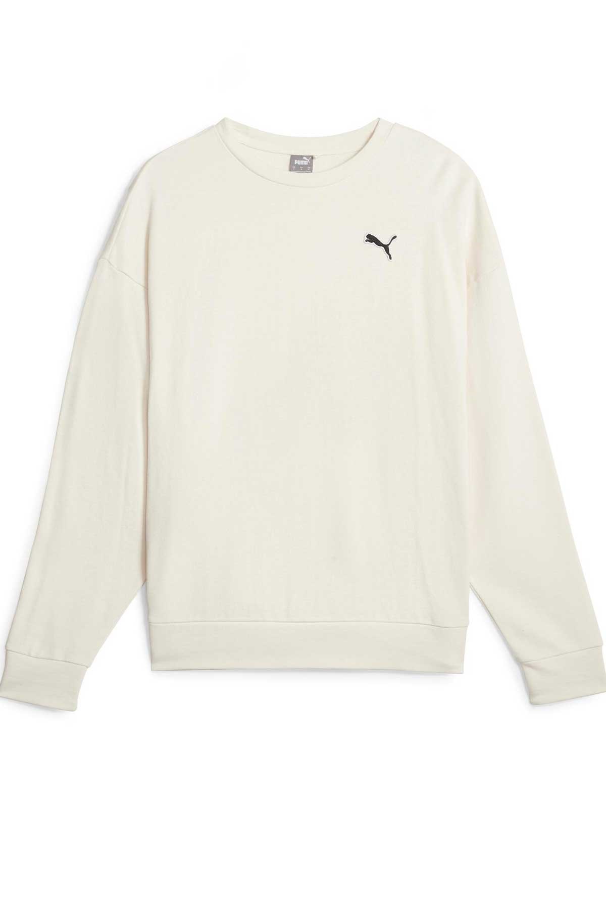 Puma Better Essentials Kadın Sweatshirt 67598799 Beyaz