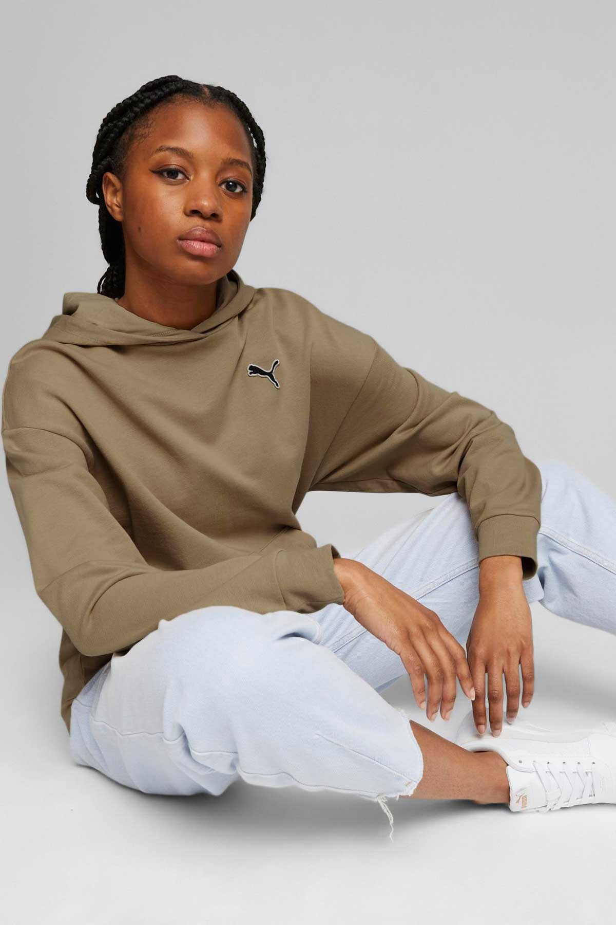 Puma Better Essentials Kadın Sweatshirt 67598884 Bej