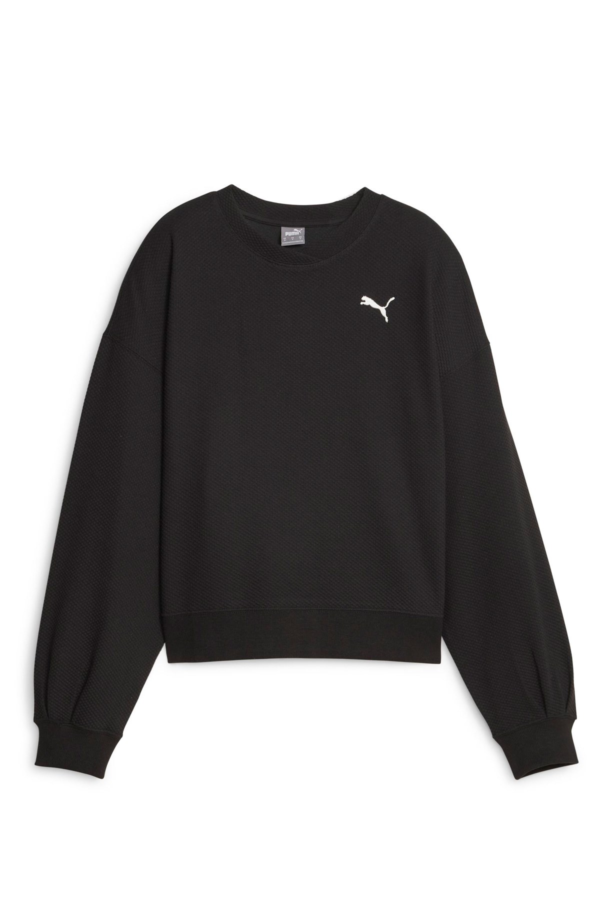 Puma Her Crew Kadın Sweatshirt 67600401 Siyah