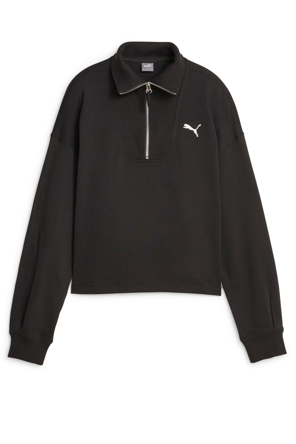 Puma Her High-Neck Kadın Sweatshirt 67600501 Siyah