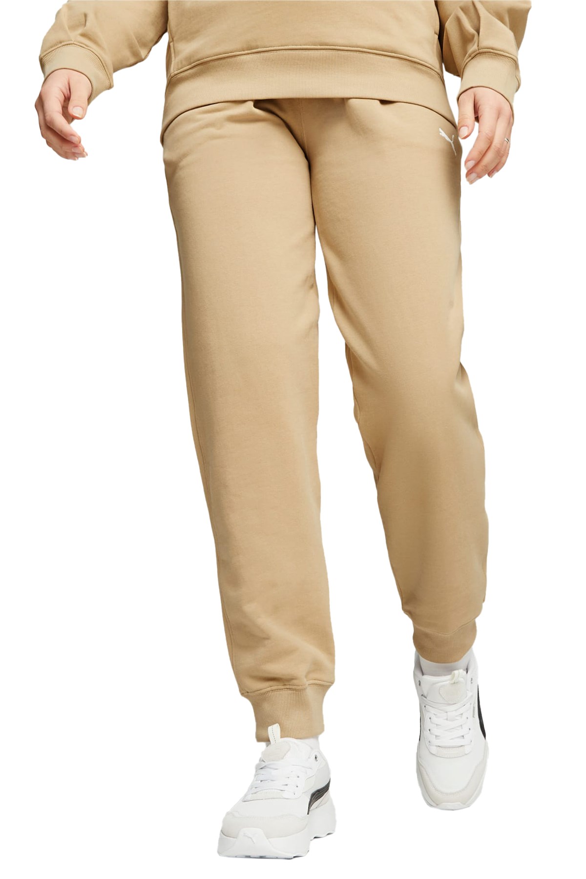 Puma Her High-Waist Kadın Eşofman Altı 67600684 Bej