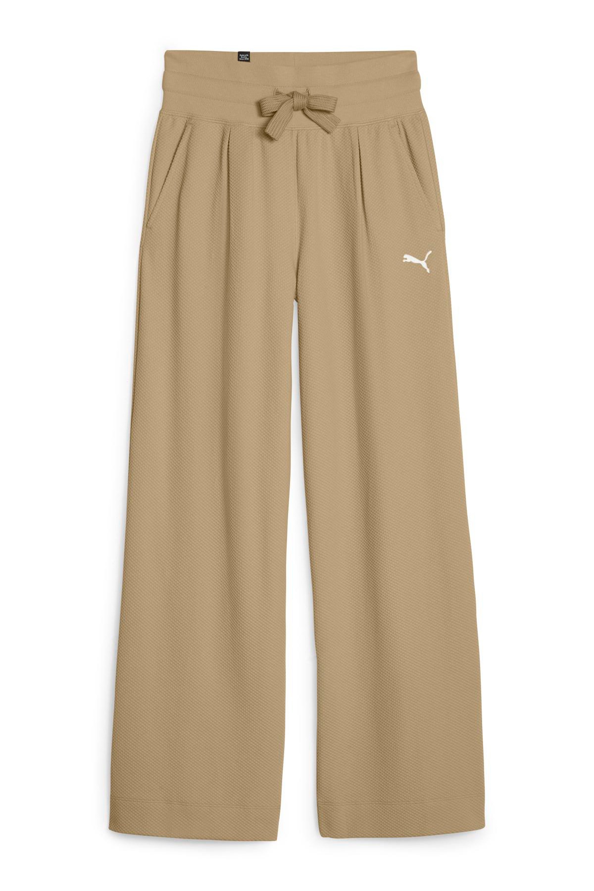 Puma Her High-Waist Kadın Eşofman Altı 67600784 Bej