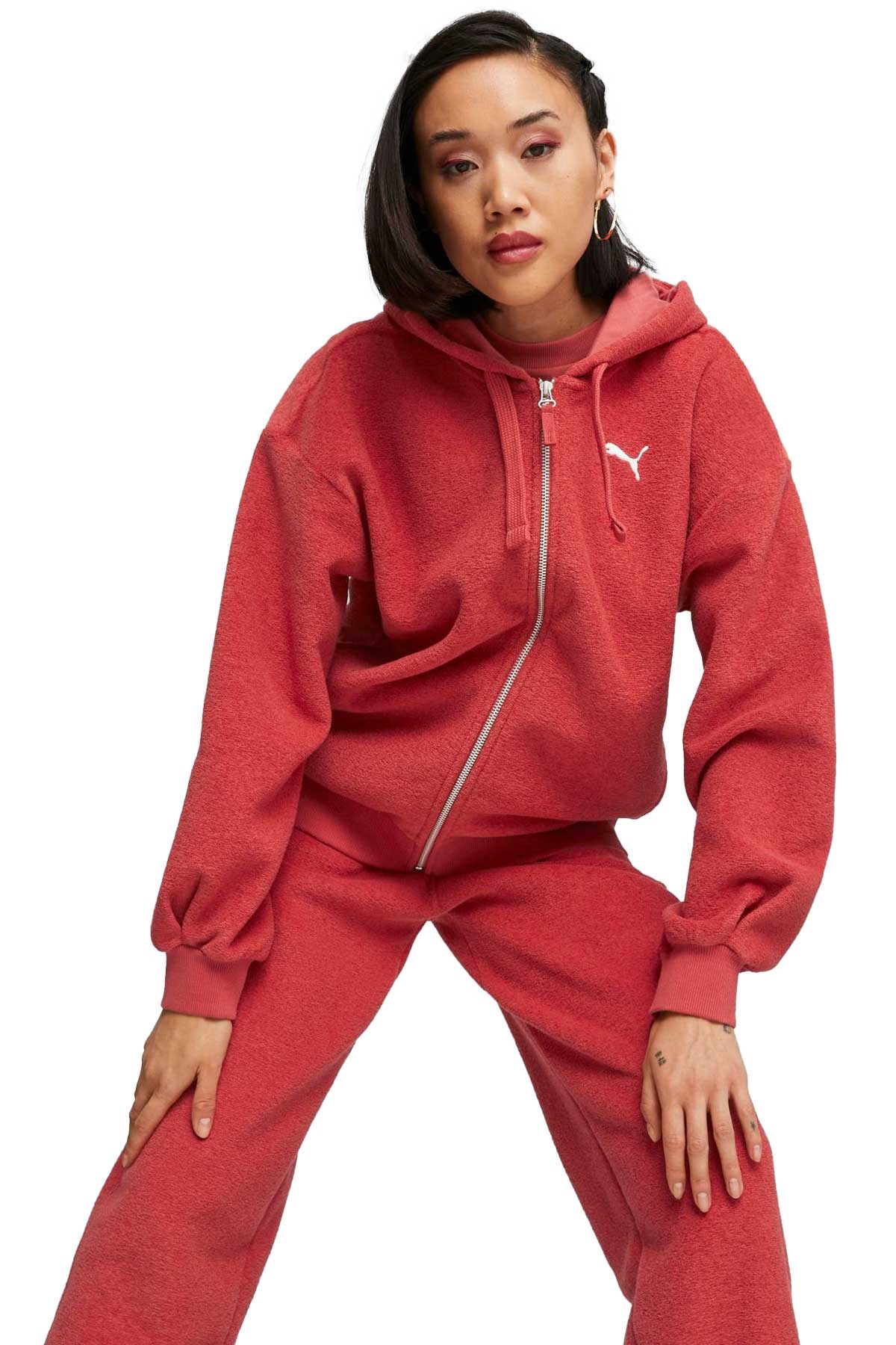Puma Her Winterized Kadın Sweatshirt 67600821 Kırmızı