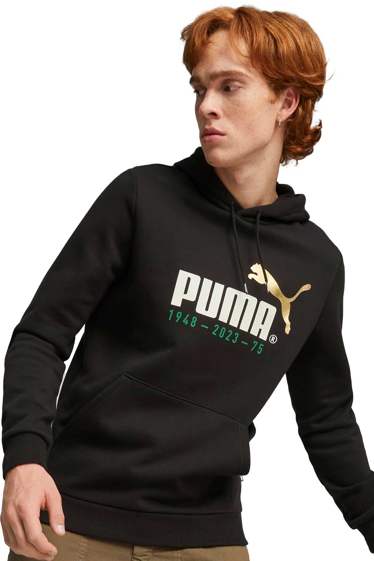 Puma No. 1 Logo Celebration Erkek Sweatshirt 67602101 Siyah