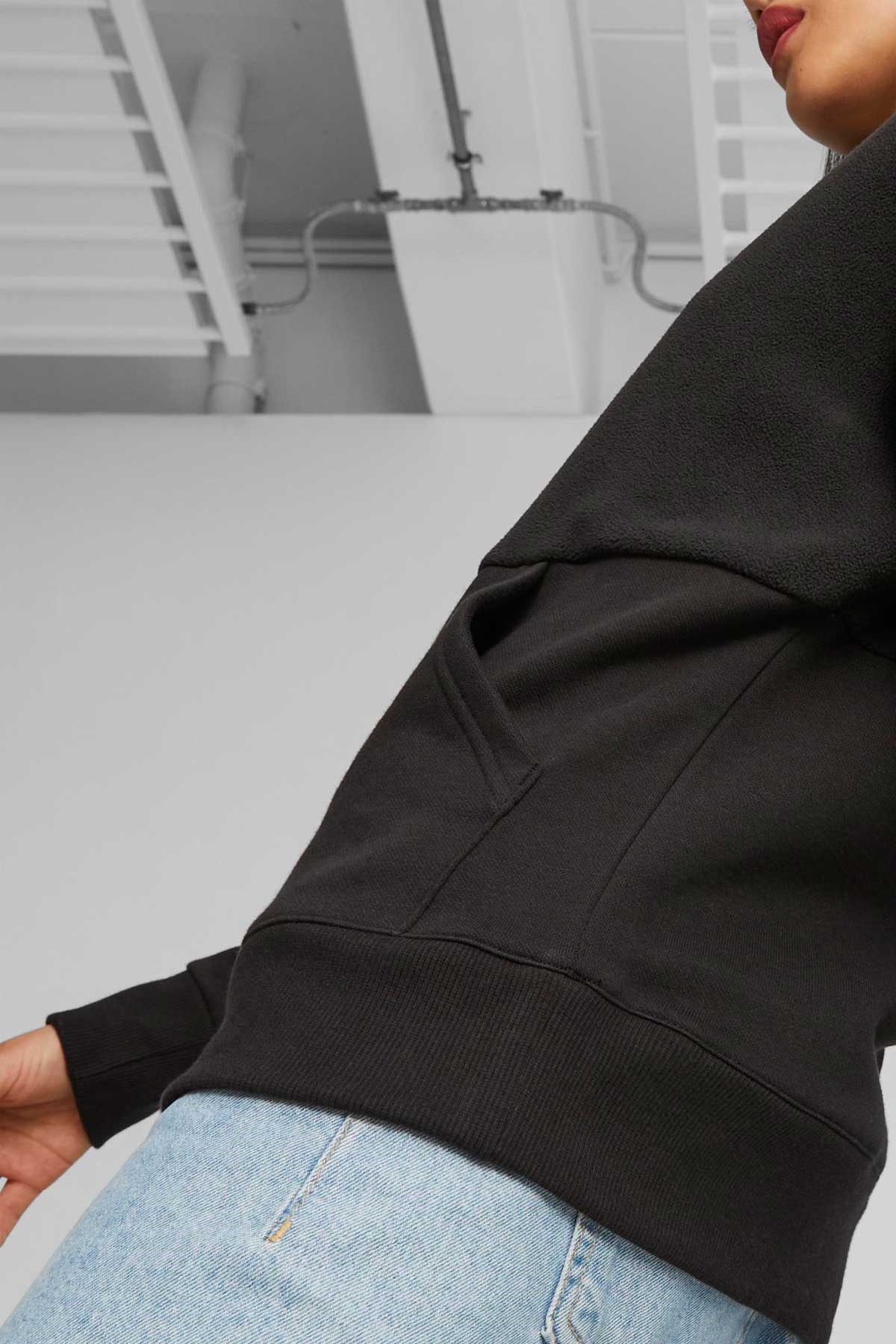 Puma Power Colorblock Kadın Sweatshirt 67602601 Siyah