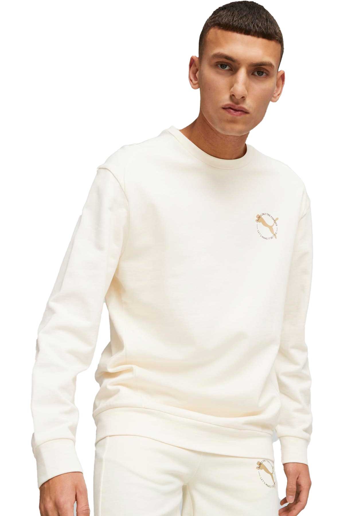 Puma Better Erkek Sweatshirt 67606399 Beyaz