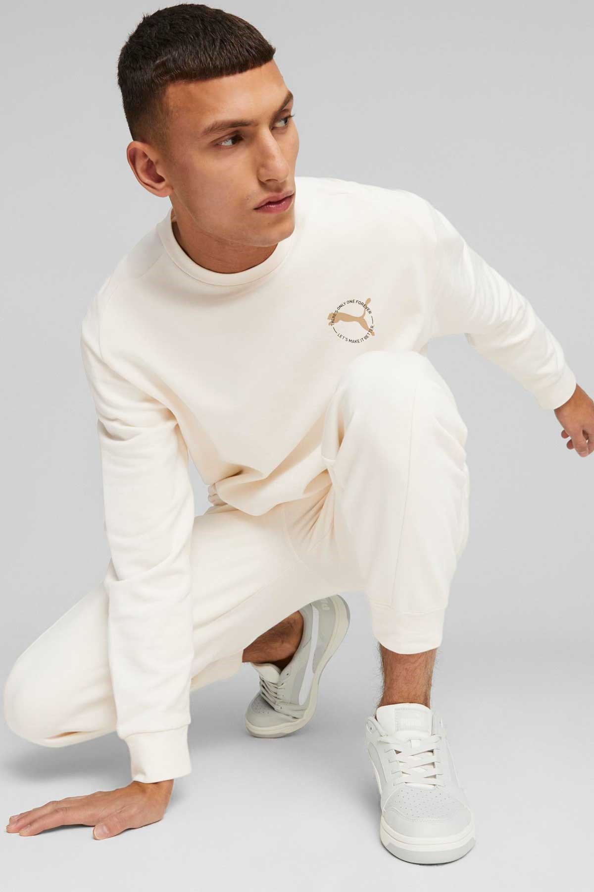 Puma Better Erkek Sweatshirt 67606399 Beyaz