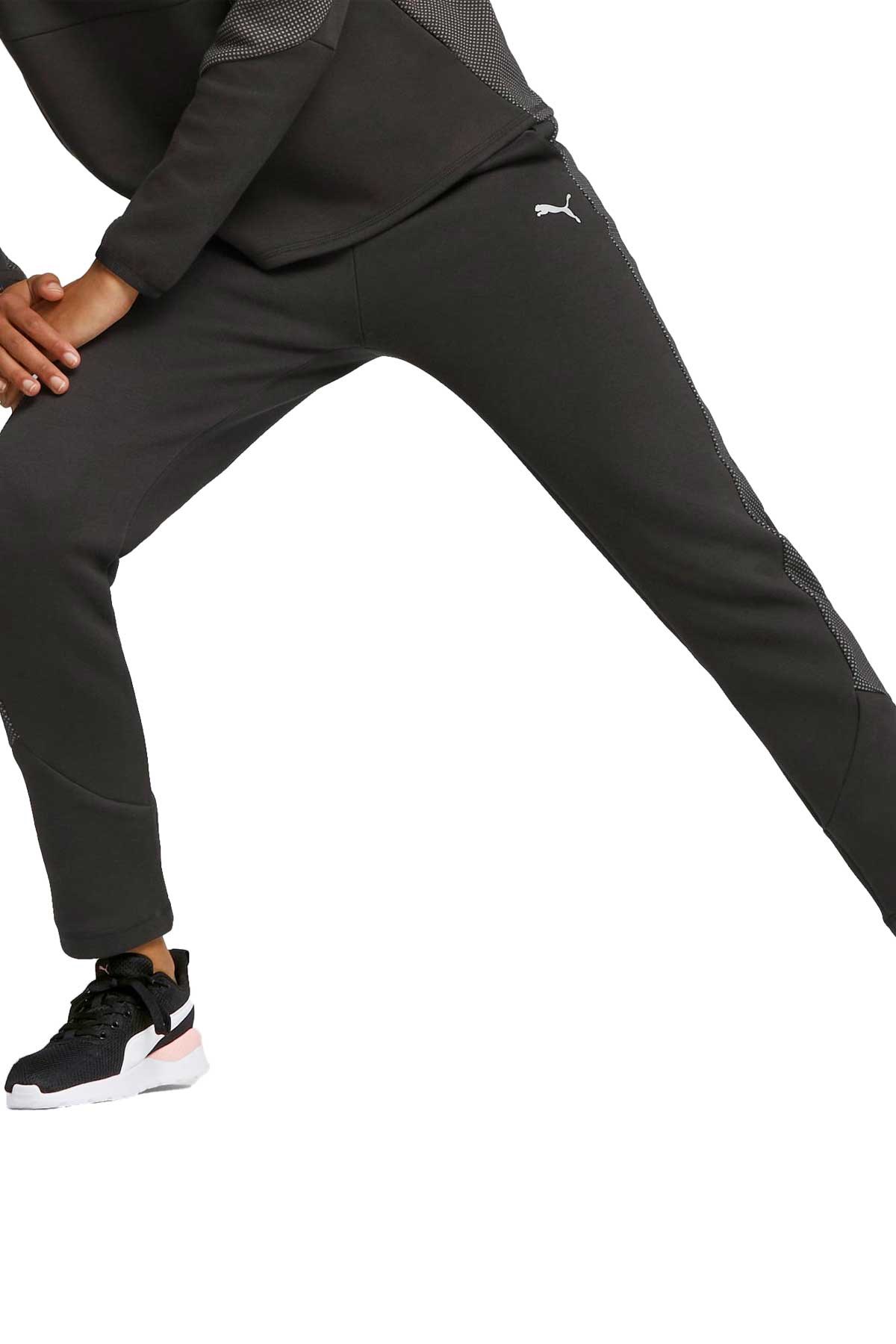 Puma Evostrıpe High-Waist Kadın Eşofman Altı 67607501 Siyah