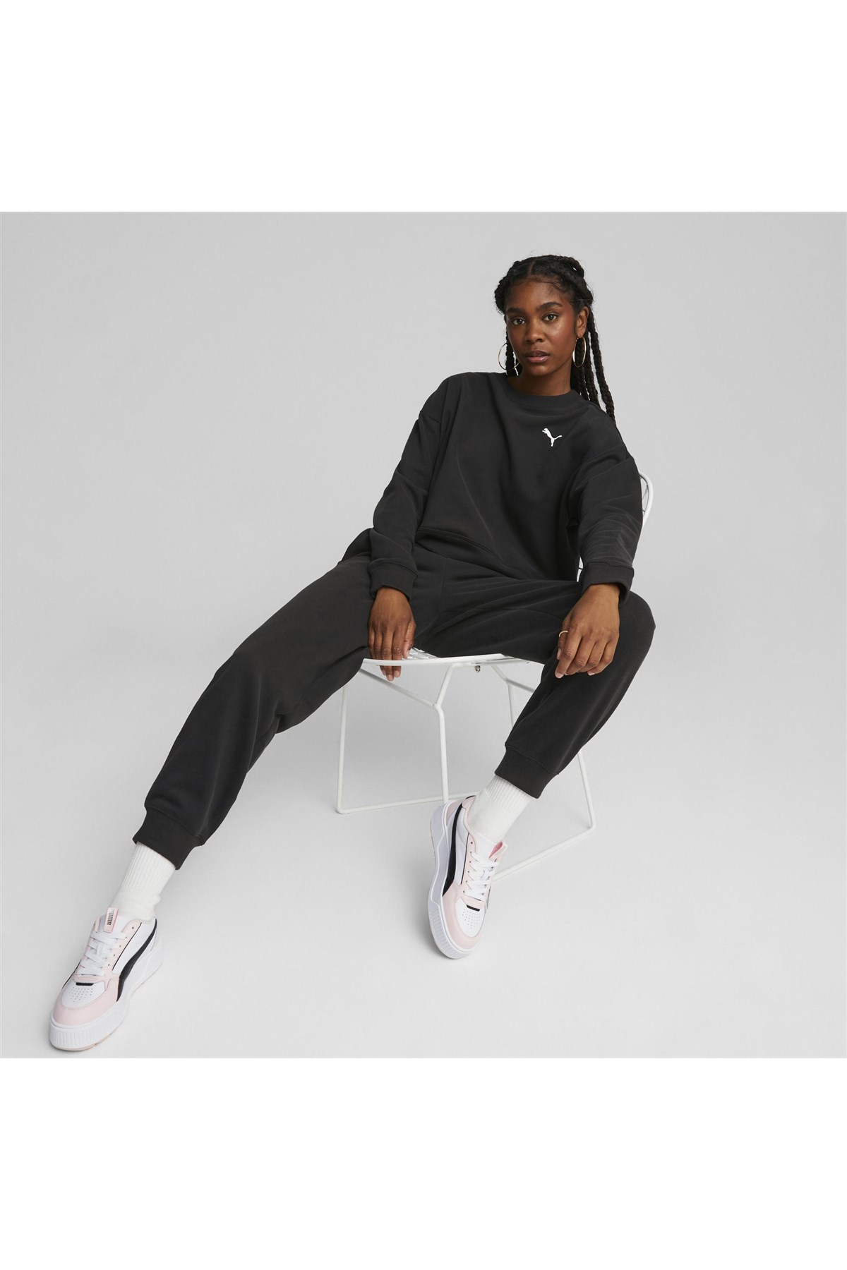 Puma Loungewear Suit Kadın Eşofman Takımı 67608901 Siyah