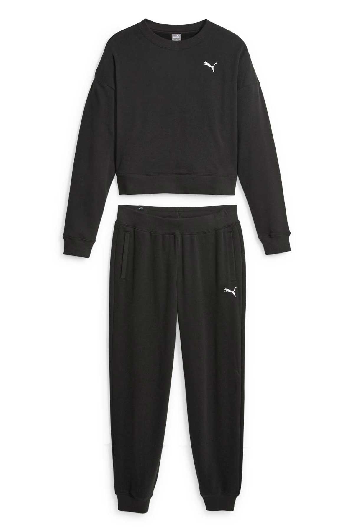 Puma Loungewear Suit Kadın Eşofman Takımı 67608901 Siyah