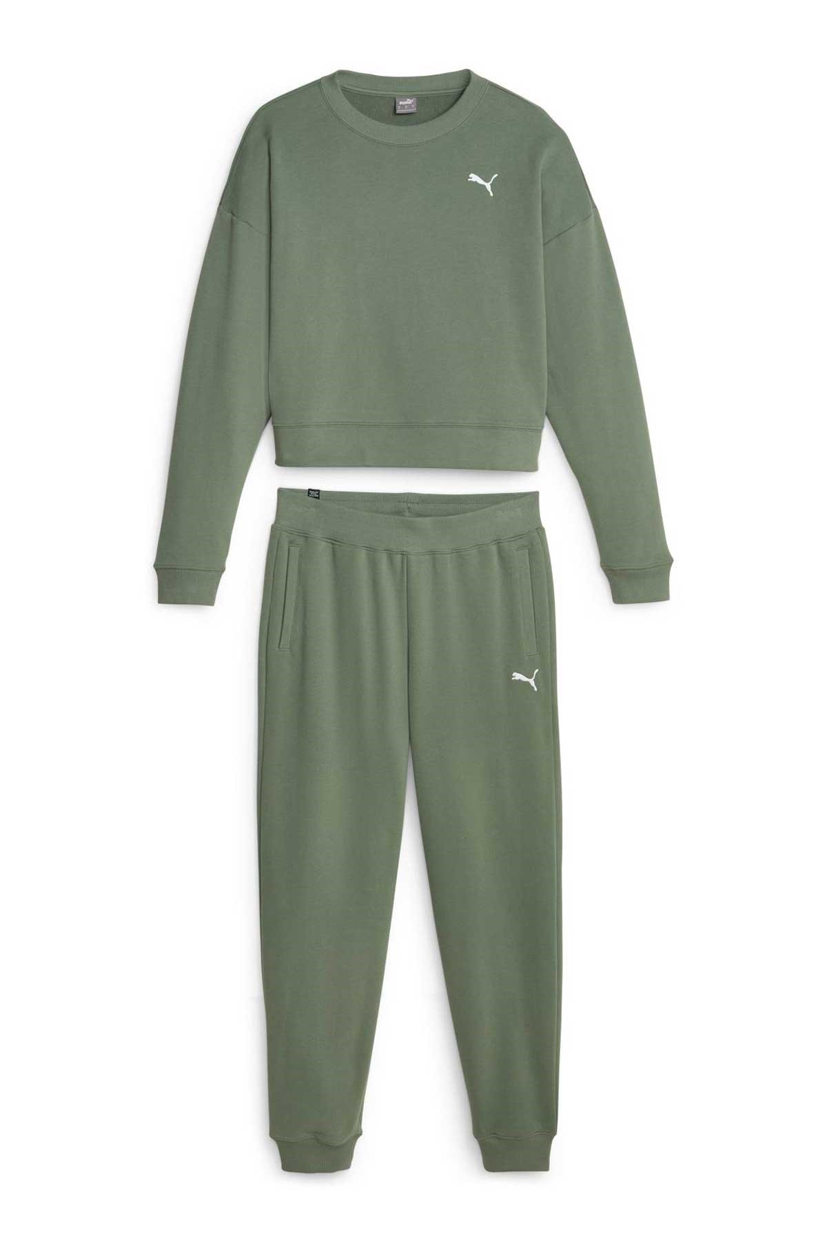Puma Loungewear Suit Kadın Eşofman Takımı 67608944 Yeşil