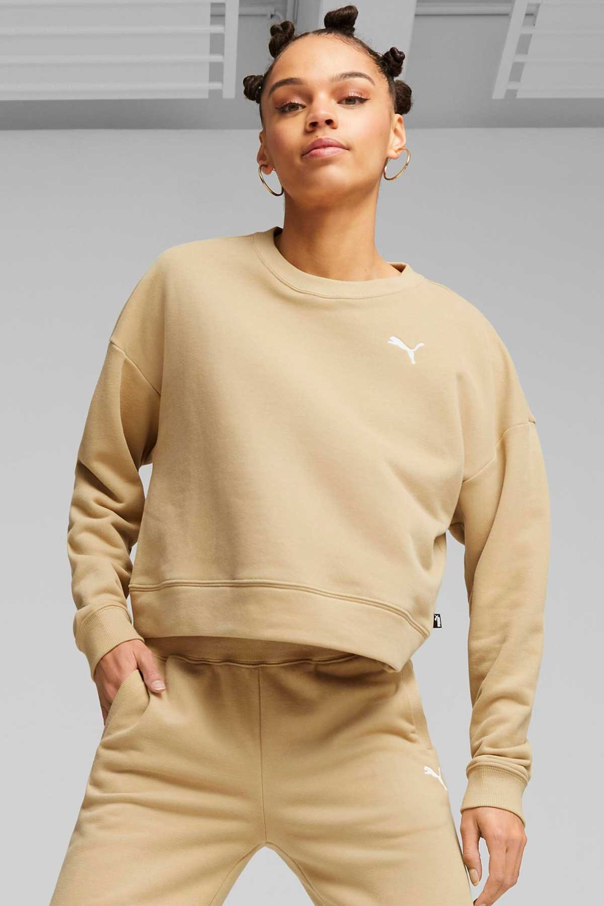 Puma Loungewear Suit Kadın Eşofman Takımı 67608984 Bej