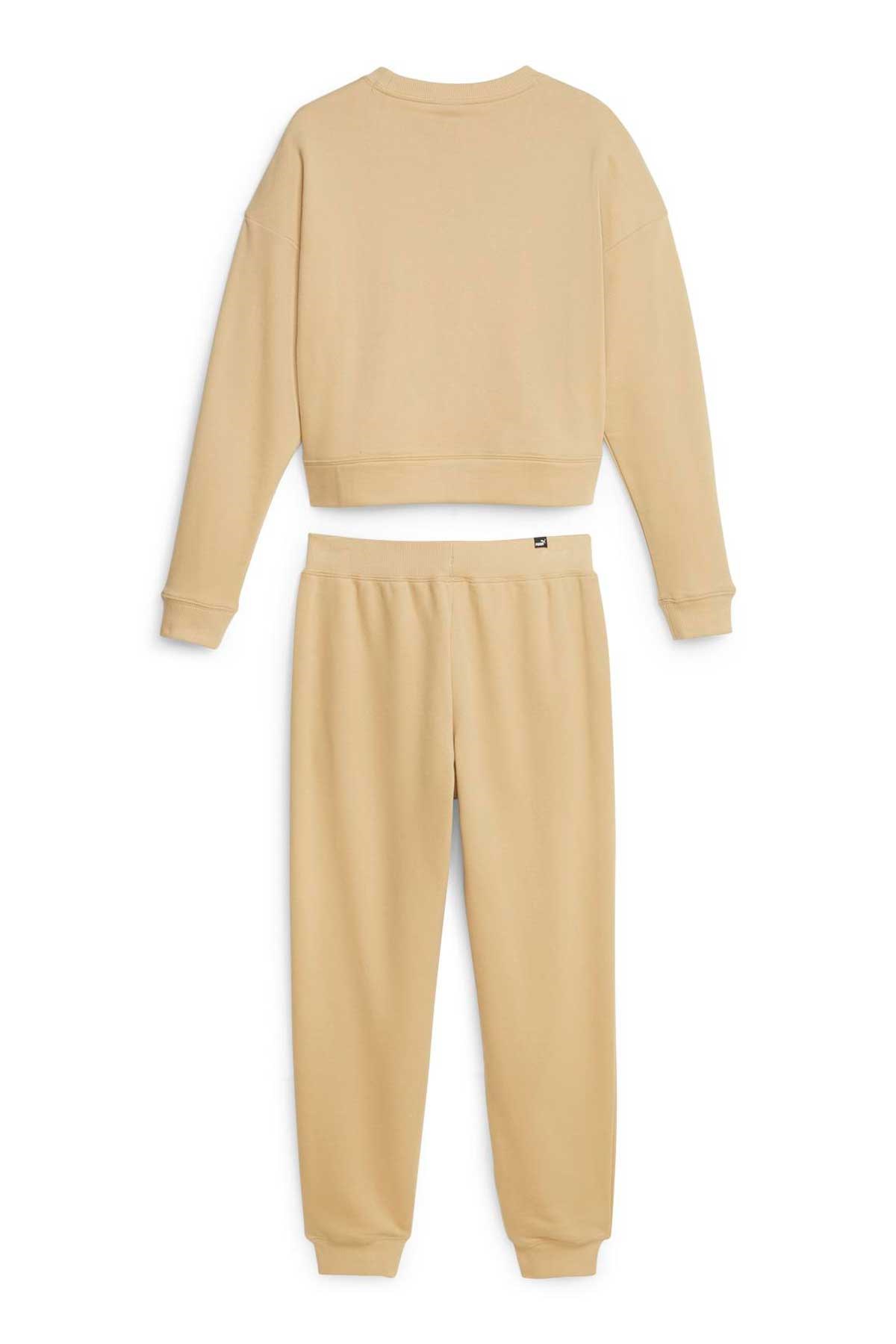Puma Loungewear Suit Kadın Eşofman Takımı 67608984 Bej