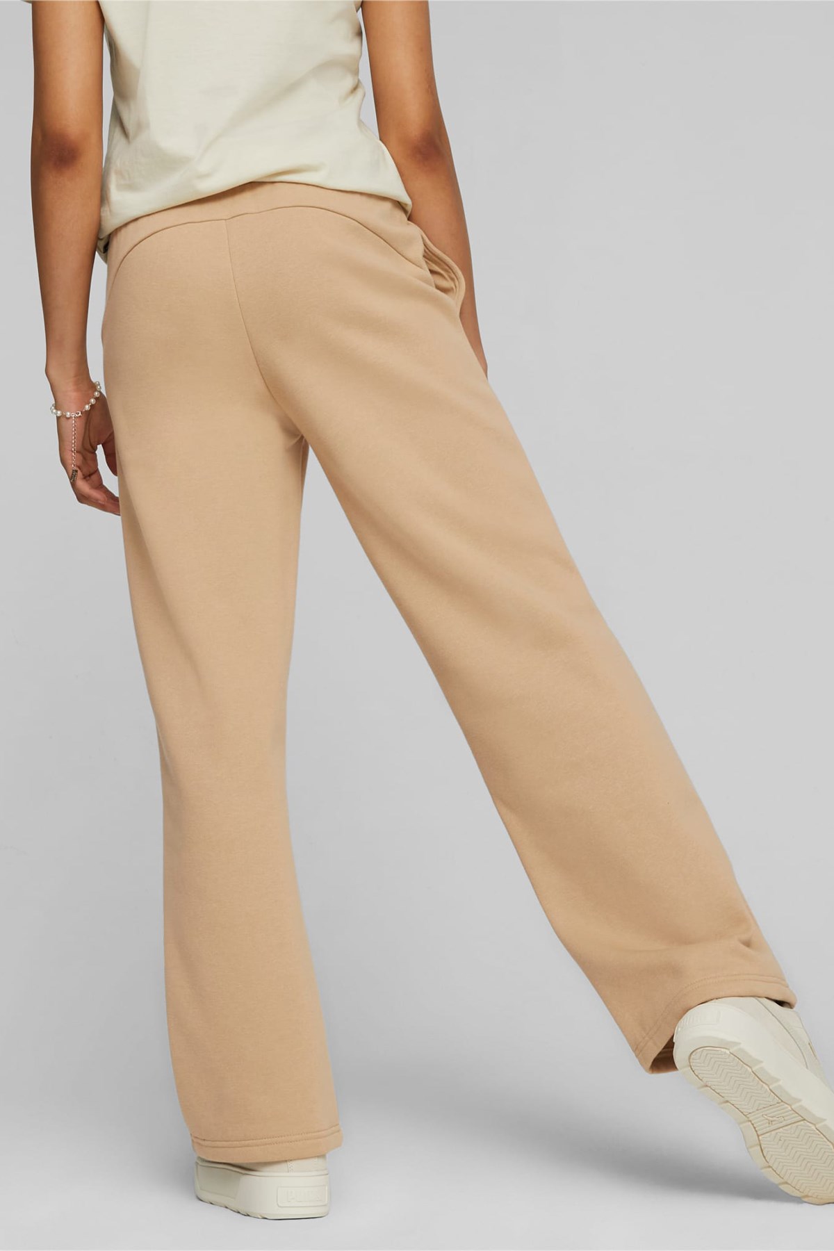 Puma Ess+ Straight Kadın Eşofman Altı 67609384 Bej