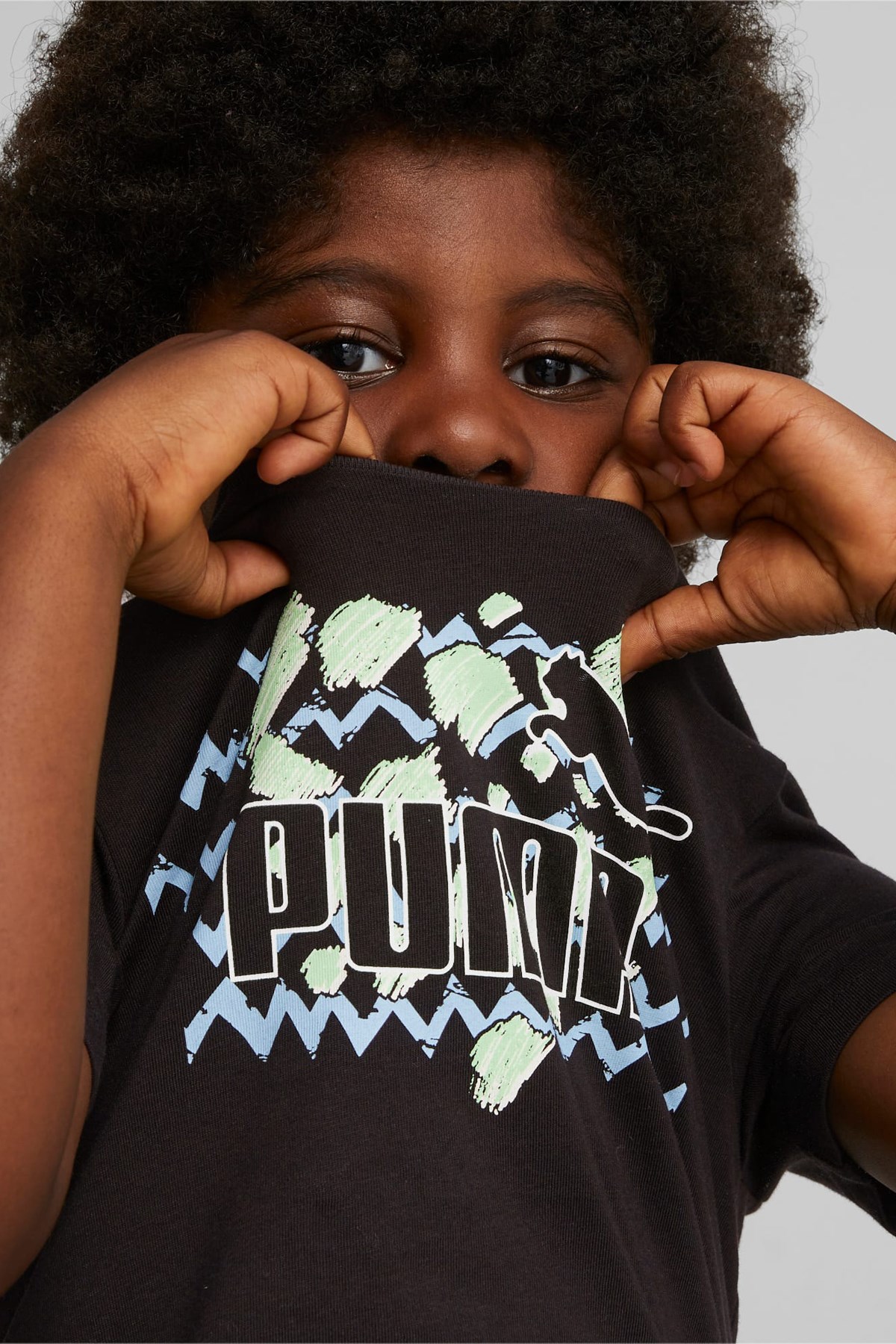 Puma Ess Mix Mtch Çocuk Tişört 67636301 Siyah