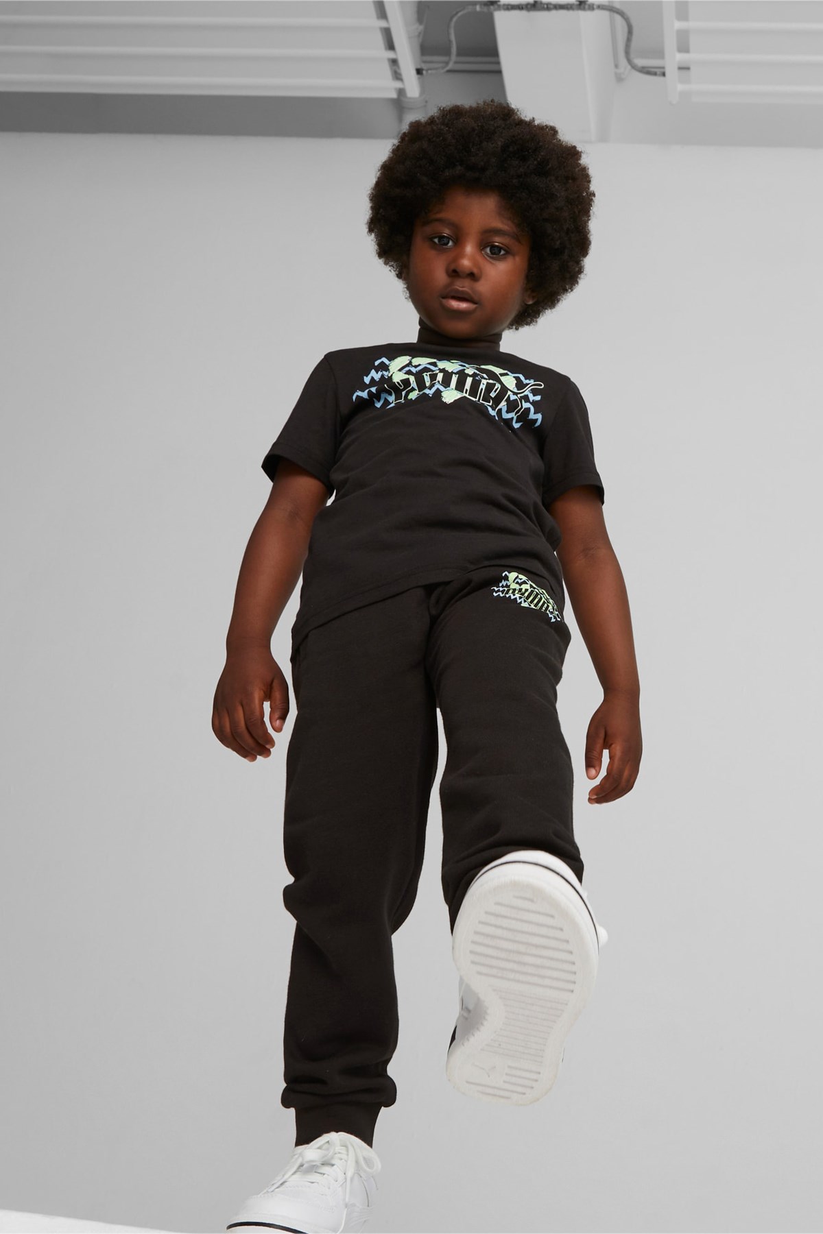 Puma Ess Mix Mtch Çocuk Tişört 67636301 Siyah