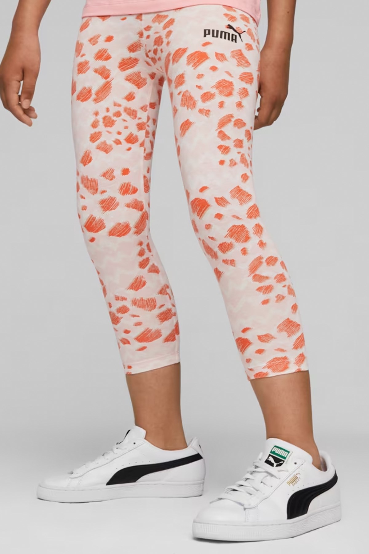 Puma Essmıx Mtch Aop Çocuk Tayt 67636724 Pembe