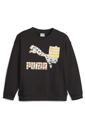 Puma Classıcs Mıx Mtch Crew Çocuk Sweat 67636901 Siyah
