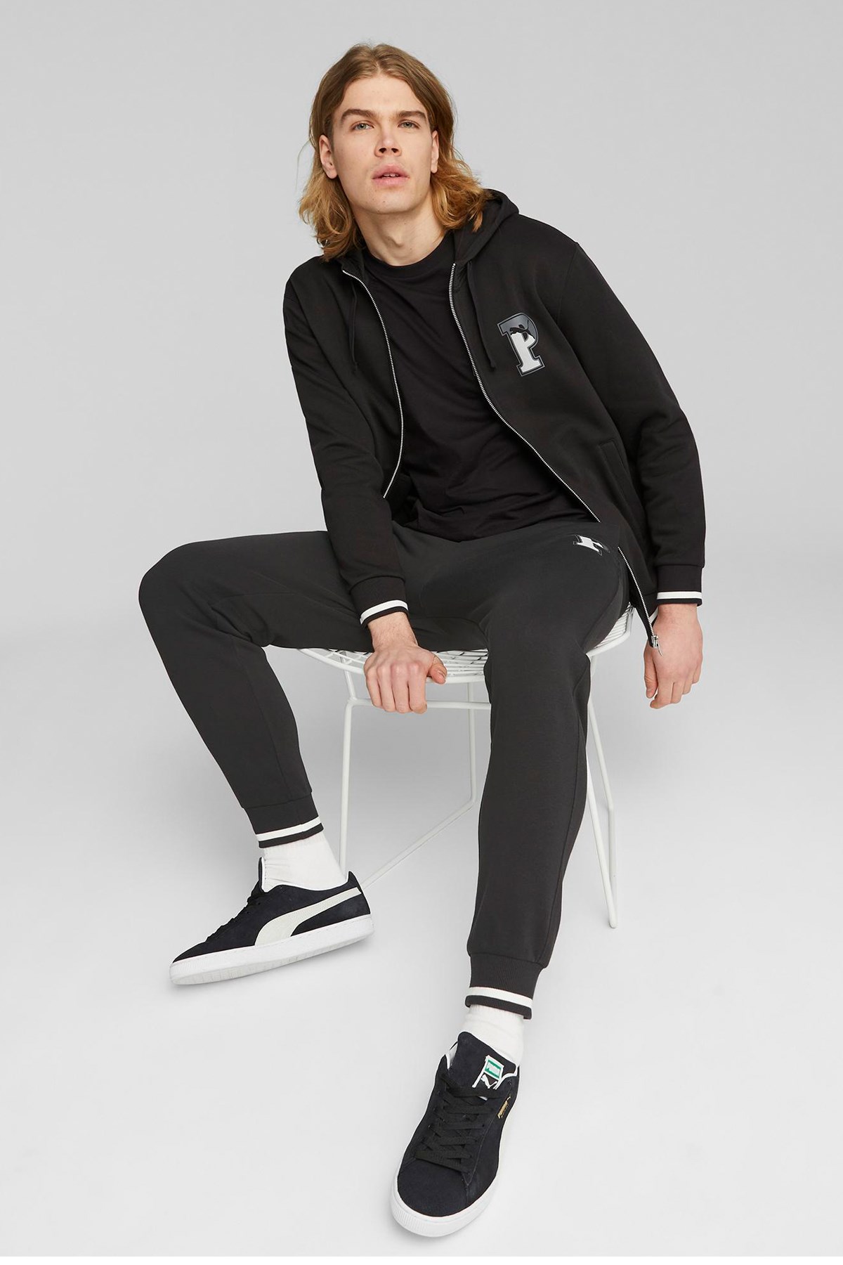 Puma Squad Fz Erkek Sweatshirt 67678901 Siyah