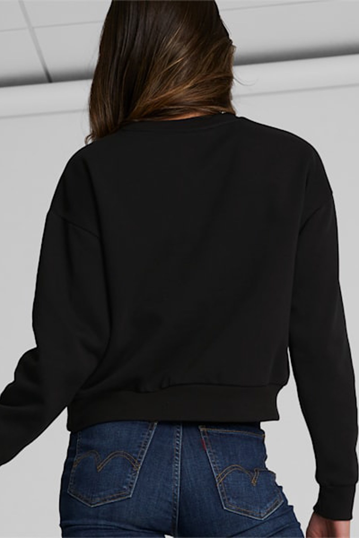 Puma Ess+ Relaxed Kadın Sweatshirt 67680101 Siyah